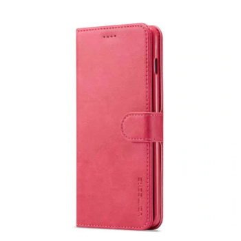 Луксозен книжков калъф за Xiaomi Redmi Note 9 (4G) - Розов