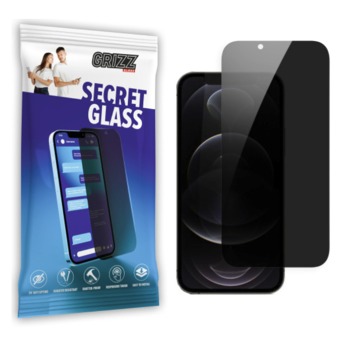 Дискретно закалено стъкло GrizzGlass Secret Glass за iPhone 12 mini