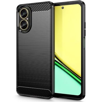 Кейс Tech-Protect TPUCarbon Realme C67 4G - Черен