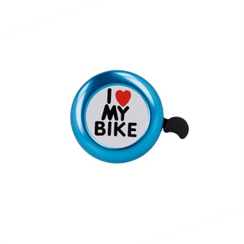 Звънец за велосипед I Love My Bike - Син